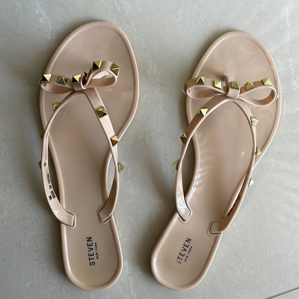 Steve Madden Studded Bow Sandals